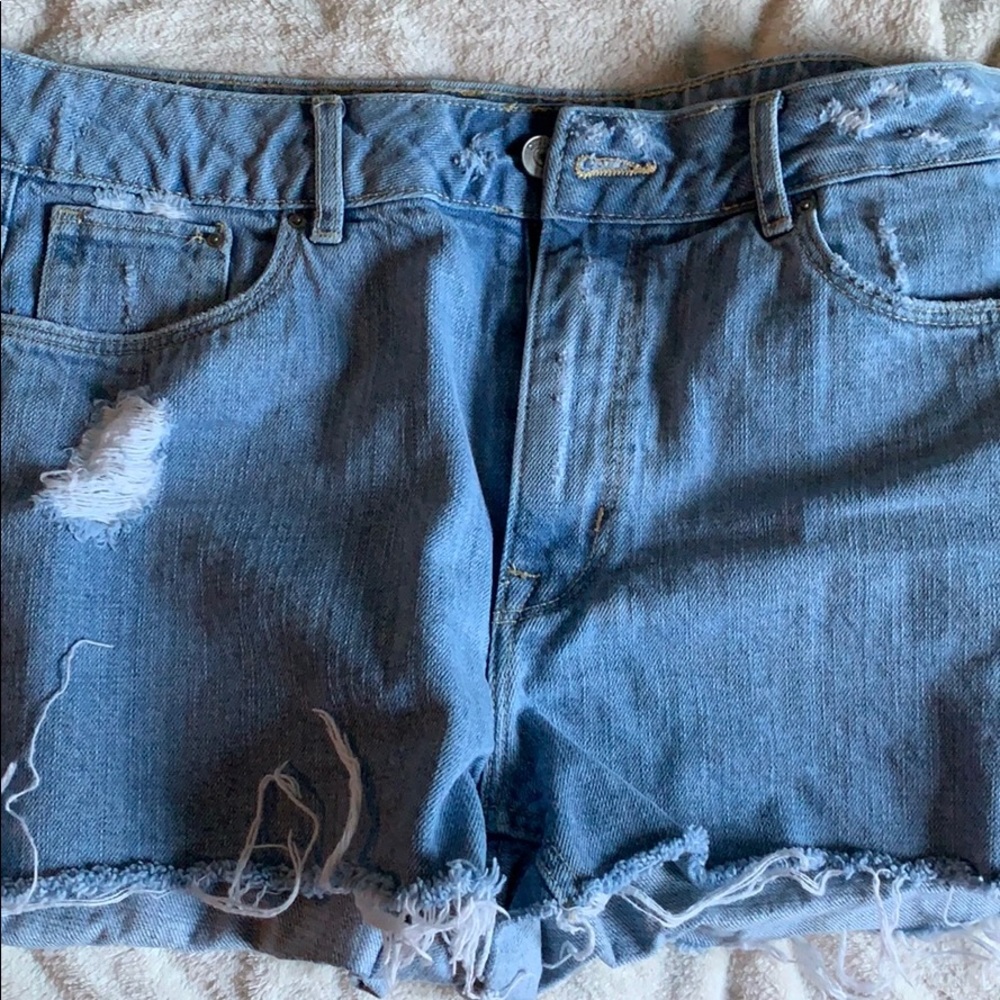 Ripped H&M jean shorts